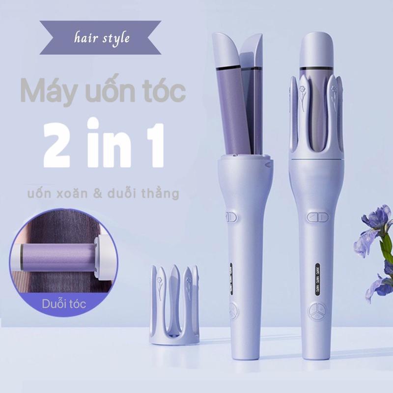 Máy uốn tóc xoăn xoay tự động PRO 2024 trục uốn 28mm chống bỏng, chất liệu gốm sứ cao cấp làm đẹp chuẩn salon 2