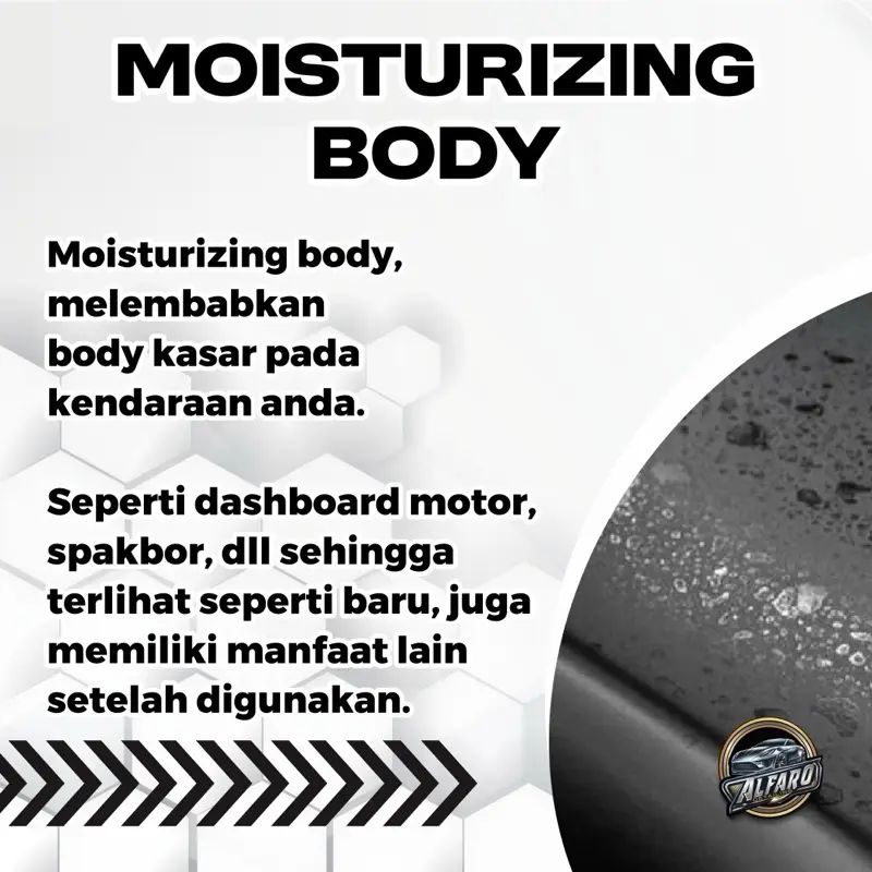 ALFARO BLACK MAGIC PENGHITAM BODY MOTOR 100 ML FREE SPON SARUNG TANGAN Car Paint 4