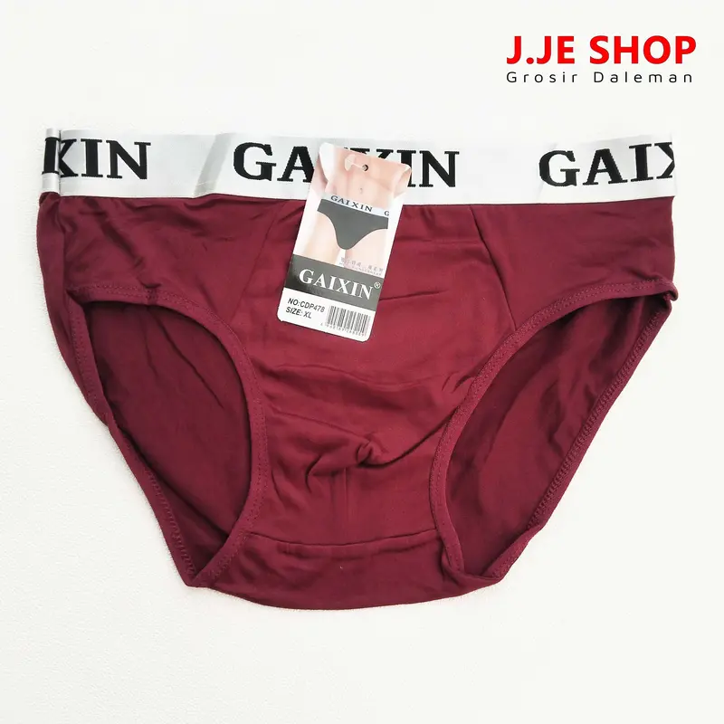 12 Pcs Celana Dalam Pria Dewasa Premium Gaixin Size L XL XXL - Kain Halus dan Lembut 4