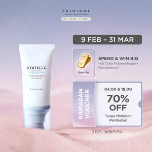 SKIN1004 Madagascar Centella Hyalu-Cica Water-Fit Sun Serum SPF50 PA++++  Hyaluronic Kering Berjerawat Wajah Facial