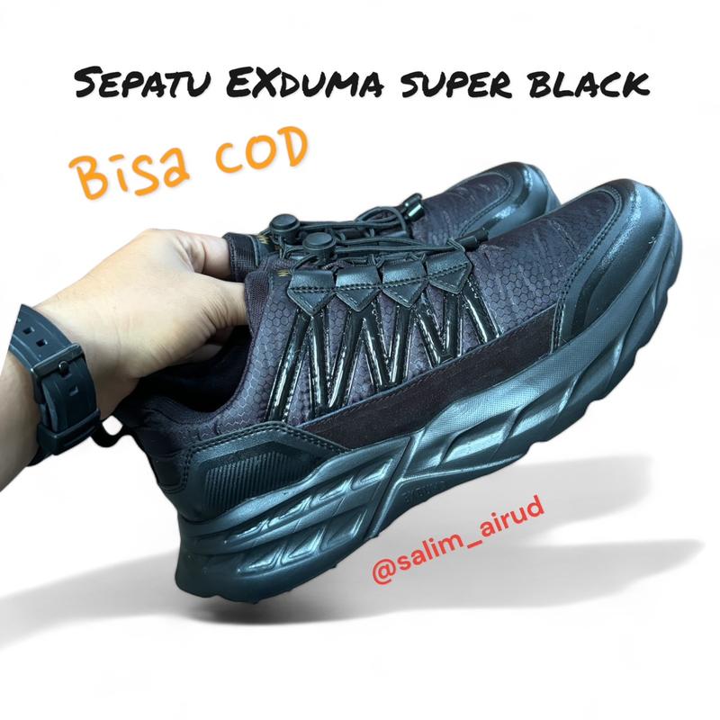 Product Introduction of Sepatu exduma speedpro sepatu kets running - sepatu olahraga hitam motif unik 2