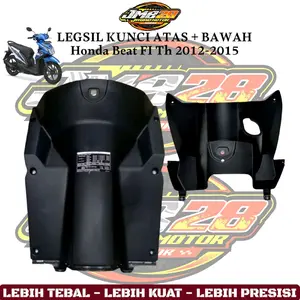 NARITA - Legshield Kunci Atas Bawah Honda Beat FI 2013-2016 / Dek kunci atas bawah Beat fi lama
