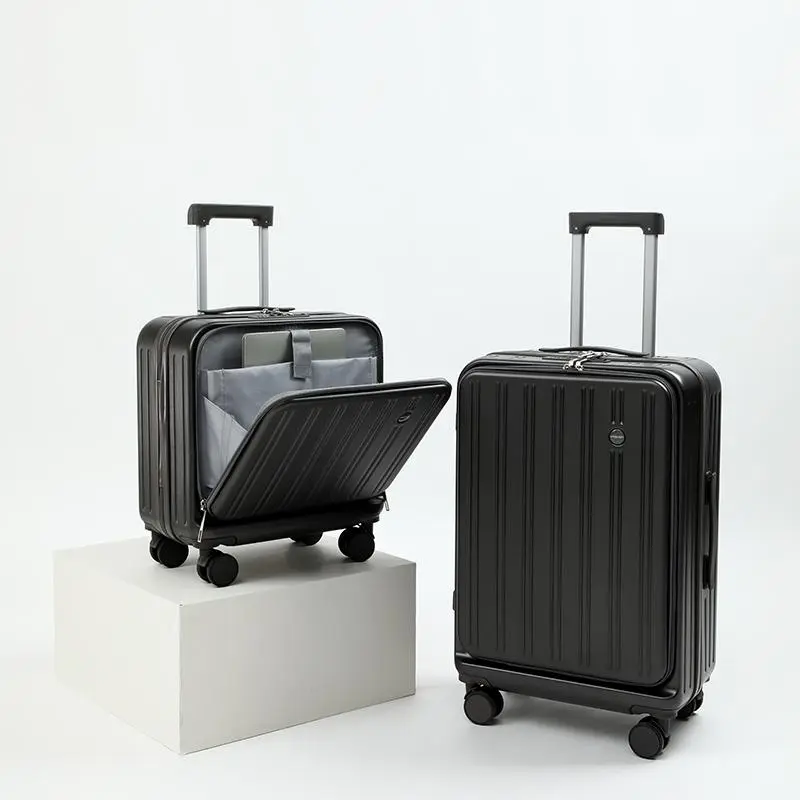 Ang Travel Box Portable Multi-Function Trolley Boxes na may USB Interface 20/24 pulgada ABS+PC Hard Shell