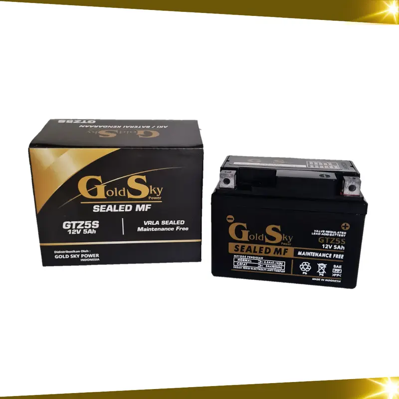 AKI KERING MOTOR HONDA CRF 150L VERZA MEGA PRO CW MONOSHOCK GTZ5S GTZ4V YTZ4V GS GOLD SKY MF 6
