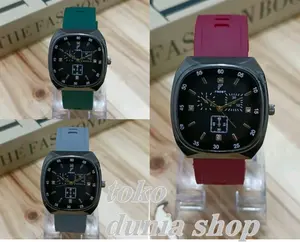Promo Jam Viral Buy 1 Get 3 Jam Tangan Fashion Wanita Karet Terlaris Jam Tangan Wanita Casing Besi