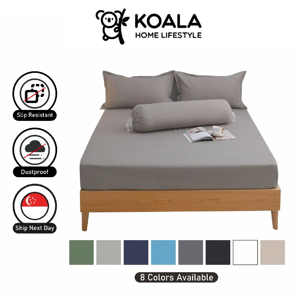 Koala HomeBedsheet/Bed Sheet/fitted sheet/Single/Super Single/Queen/King Size Bedsheet Mattress Protector