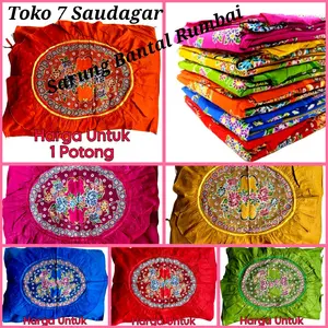 Sarung Bantal Rumbai TTS Bahan ORI Katun Dijamin Lembut Adem