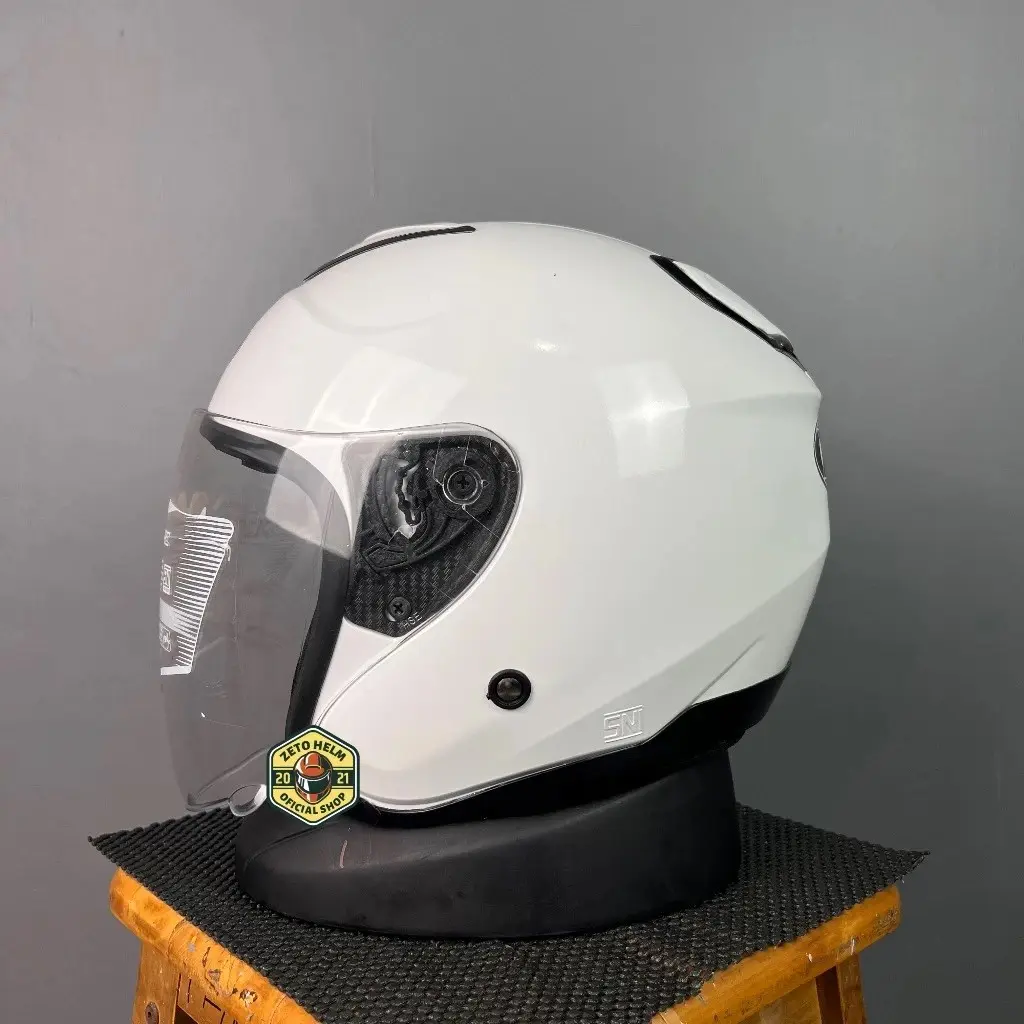 HELM HALFFACE KYOTO | Helm Single Visor | COD | SNI | ORIGINAL SKS / BCX / HNL / PRIEST | Free Sticker KYT