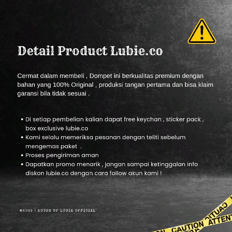 LUBIE Dompet mini wanita | Dompet lipat koin | PU Leather Reftil Pendek Kulit 7