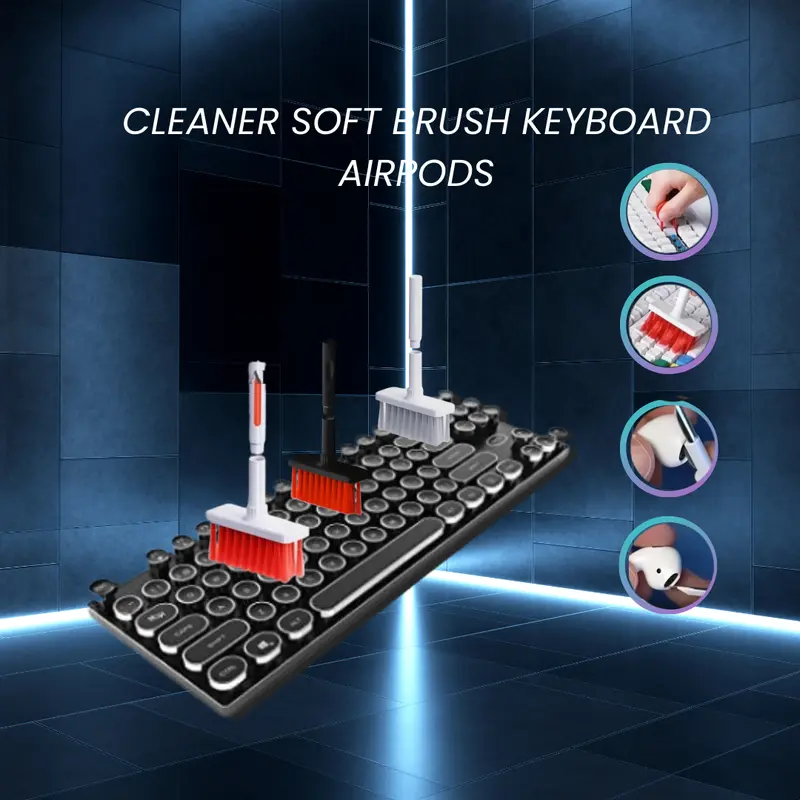 Cleaning Brush Tool Kit Alat Pembersih Multifungsi 5in1 Cleaner 2
