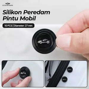 Silikon Peredam Suara Pintu Mobil Anti Gores & Kedap Suara 10 PCS - Pemasangan Mudah
