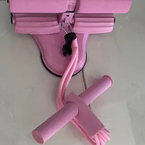 MEYMEYDIY Sit Up Stand Double Holder + Tali Resistance – Alat Fitness Rumah 2-in-1 Gym 3 PEREKAT