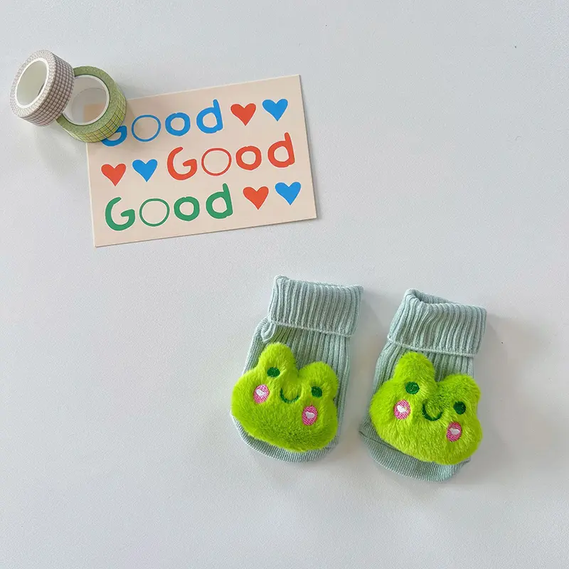 Tất Trẻ Em Bé Thiết Kế Hoạt Hình Dễ Thương, Phong Cách Mùa Thu, Tất Ống Giữa 8