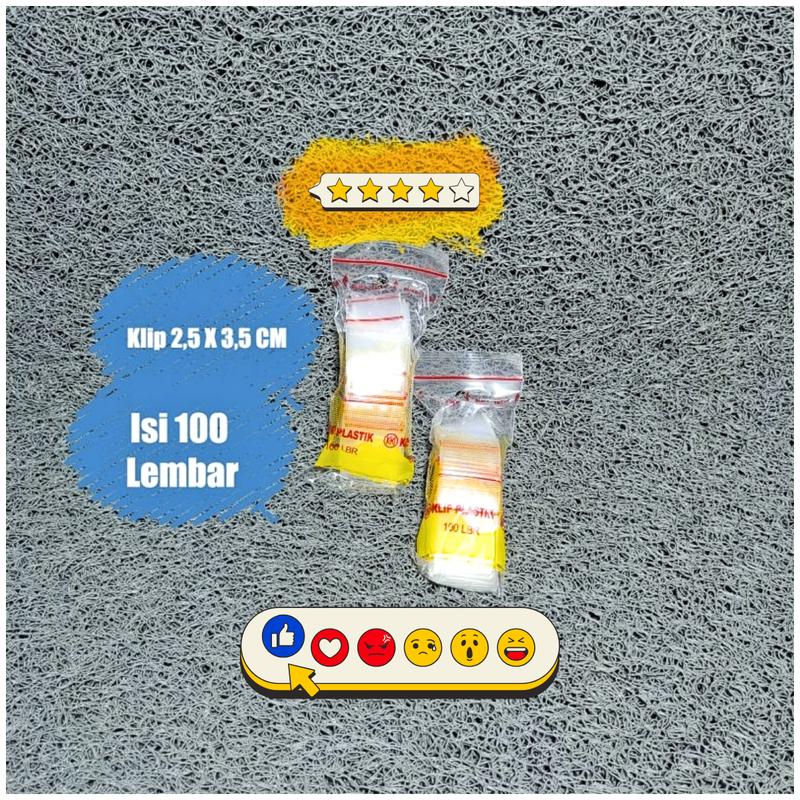 Product Introduction of Plastik Klip Bening Ukuran 2x3.5cm / Klip Kecil TEBAL 2x3.5cm / Klip 2x3.5cm / Klip Plastik 2x3.5 TEBAL / Klip Kecil 1