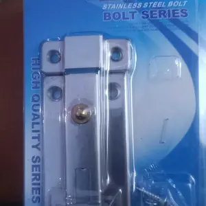 Grendel Pintu Stainless / Slot Jendela Otomatis 3" 4" / Grendel Slot Pintu Jendela Silver