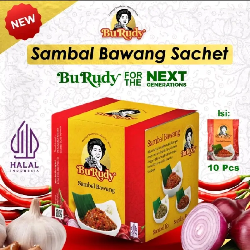 Sambal Sachet Bu Rudy isi 10 Pcs Oleh2 Khas Surabaya 0