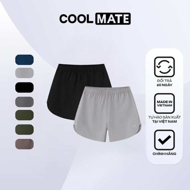 Combo 02 Quần short thể thao nam Maxcool Thoáng khí nhanh khô - Coolmate
