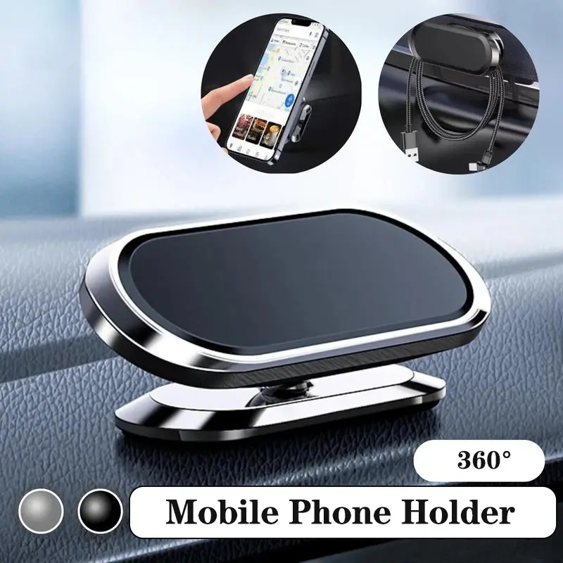 Nam Châm Điện Thoại Di Động, Giá Đỡ Điện Thoại Di Động Từ Tính, Xoay 360 °, Cho Xe Hơi