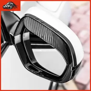 [gaode] 2PCS  Pelindung Kaca Spion Mobil Dari Hujan Bahan PVC Carbon Aksesoris Mobil Untuk Toyota Honda Aksesori kaca spion