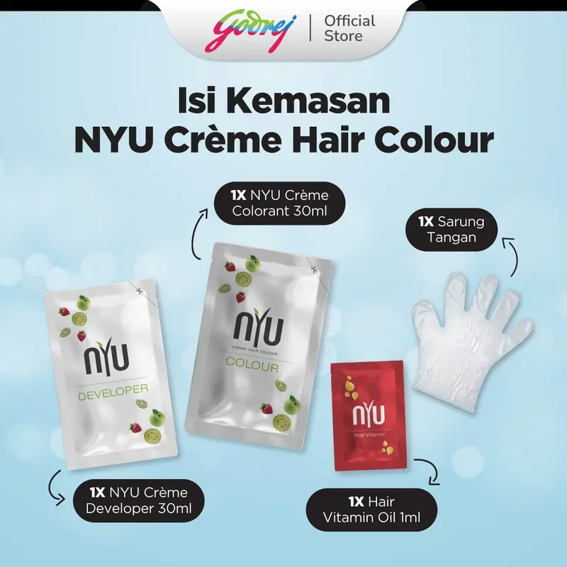 NYU CREME HAIR COLOUR / SEMIR RAMBUT Organik 5