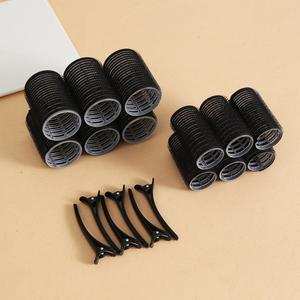 Set de 18 piezas de Rizadores para el cabello con Clips, Rizador Autoadherente para Cabello Largo/Mediano/Corto (Incluye 6 PIEZAS de 1.62IN + 6 PIEZAS de 1.25IN + 6 PIEZAS de Clips)