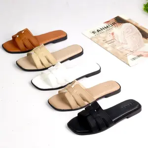 SAFINA Florence Sandal Wanita Flat Simple Casual Elegan | Ringan Empuk Anti-Slip