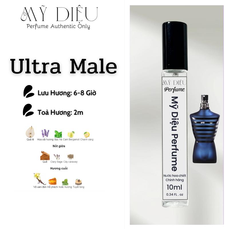  Nước Hoa 10ml UNTRA MALE Cuốn Hút Nước Hoa Nam Perfume Xịt Thơm 