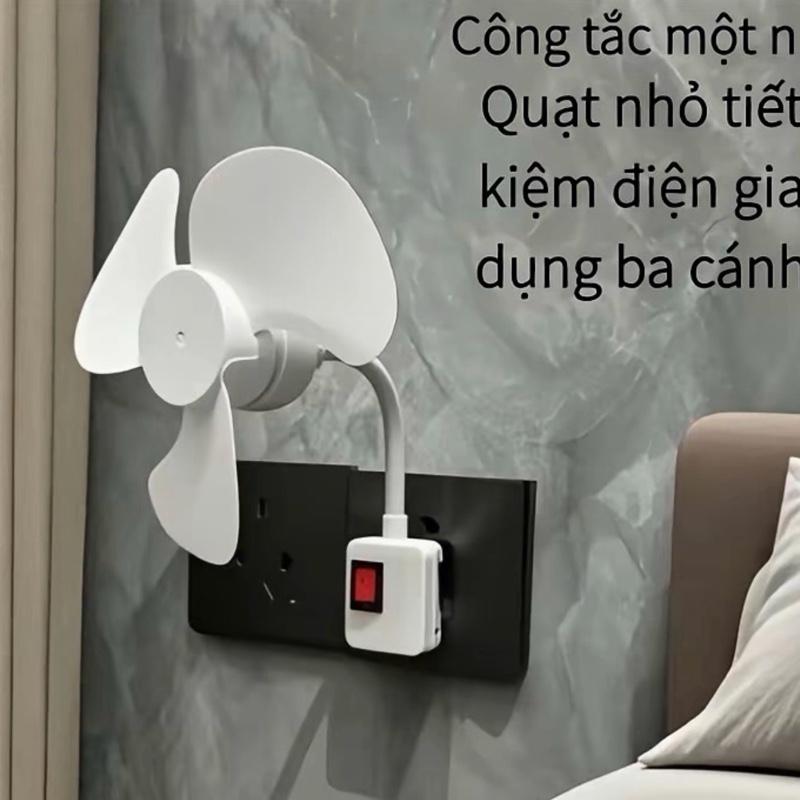 Quạt Mini Treo Tường Xoay 360 Độ -Quạt Làm Mát 3 Cánh Công Suất 10W Treo Tường…