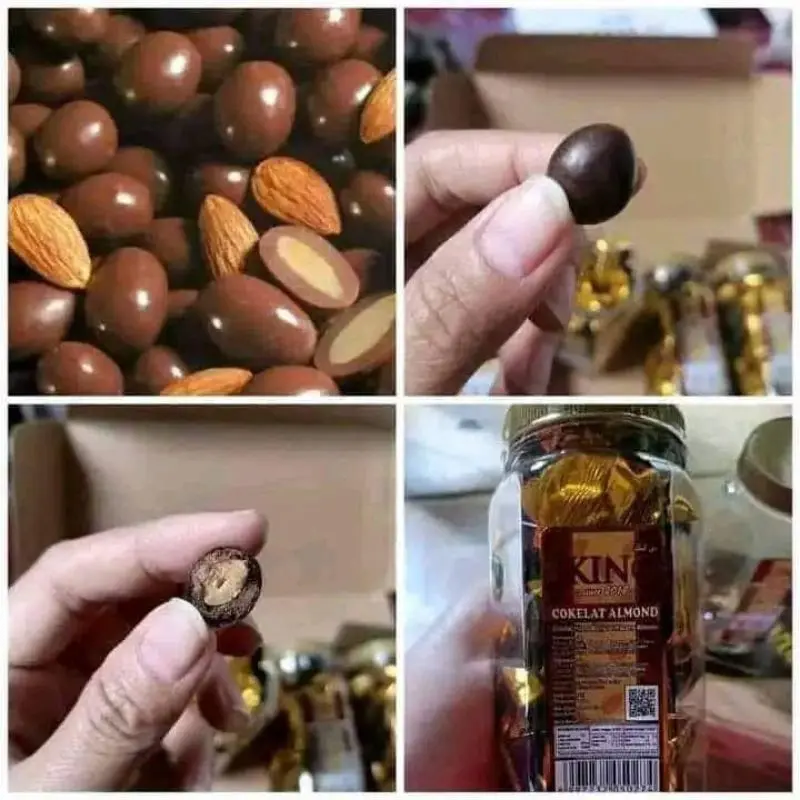 coklat almond king / coklat musdalifah 1 toples 2