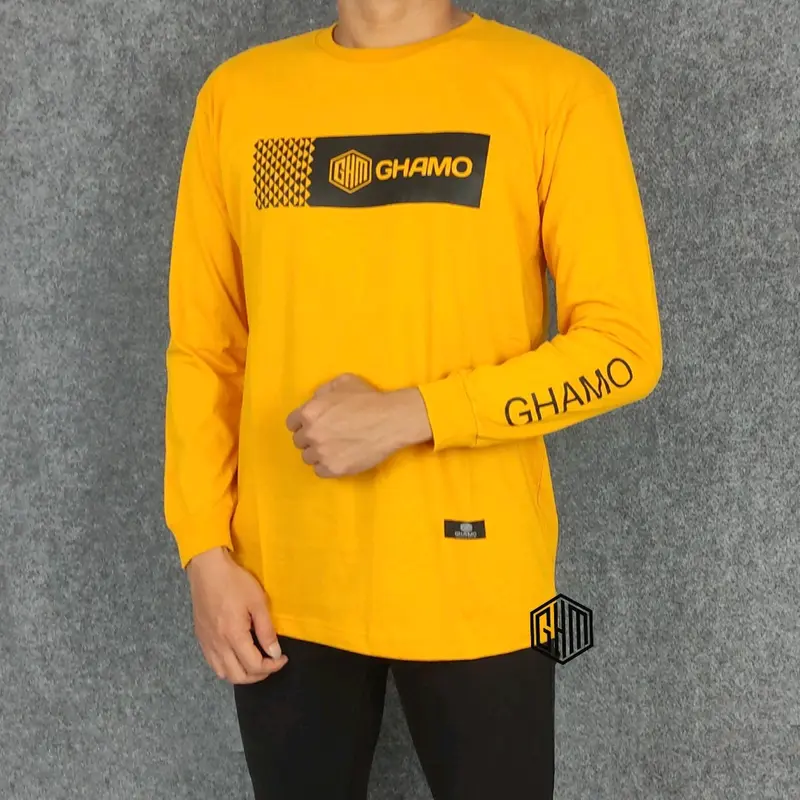 KAOS LENGAN PANJANG/ KAOS TANGAN PANJANG/ KAOS DISTRO/KAOS PRIA WANITA PREMIUM / bahan Katun Combed Nyaman dipakai 6