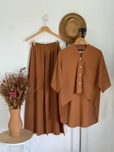 Set Summer Linen Marshall Natural Linen Shirt LongPants Summer Linen