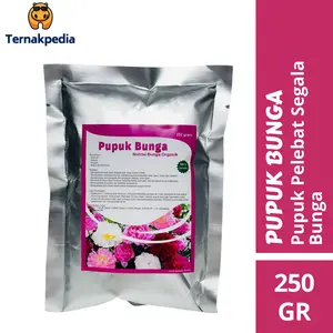 Pupuk Untuk Segala Jenis Bunga 250 gram - Pupuk Pelebat Bunga - Pupuk Untuk Tanaman Bunga - Pupuk Bunga Multifungsi