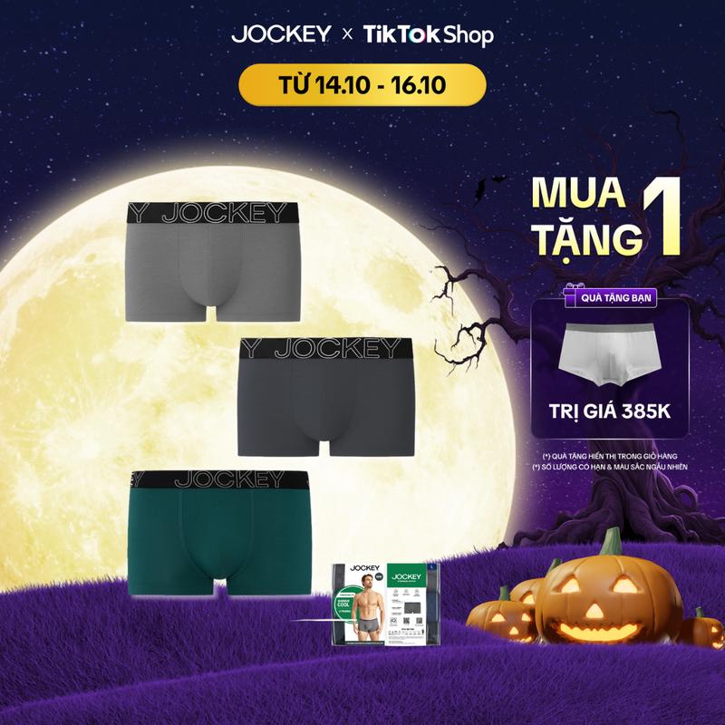 [Hàng mới] Combo 3 Quần lót Nam Trunk Jockey chất liệu Bamboo - J4018