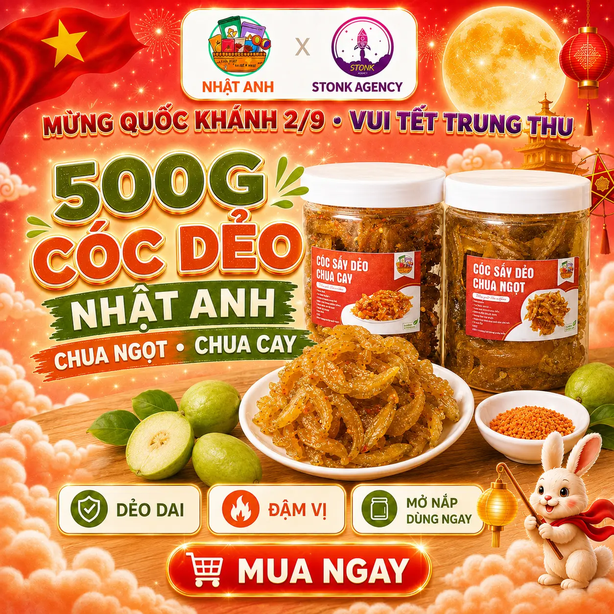 500G Cóc Dẻo Nhật Anh, Cóc Tươi Sấy Dẻo Chua Ngọt Chua Cay, Đồ Ăn Vặt Chua Cay Nhà Làm, Không Chất Bảo Quản, Ăn Vặt Văn Phòng, Nhâm Nhi Uống Trà, Tiếp Khách, Mang Đi Chơi, Dẻo Dai Đậm Vị, H