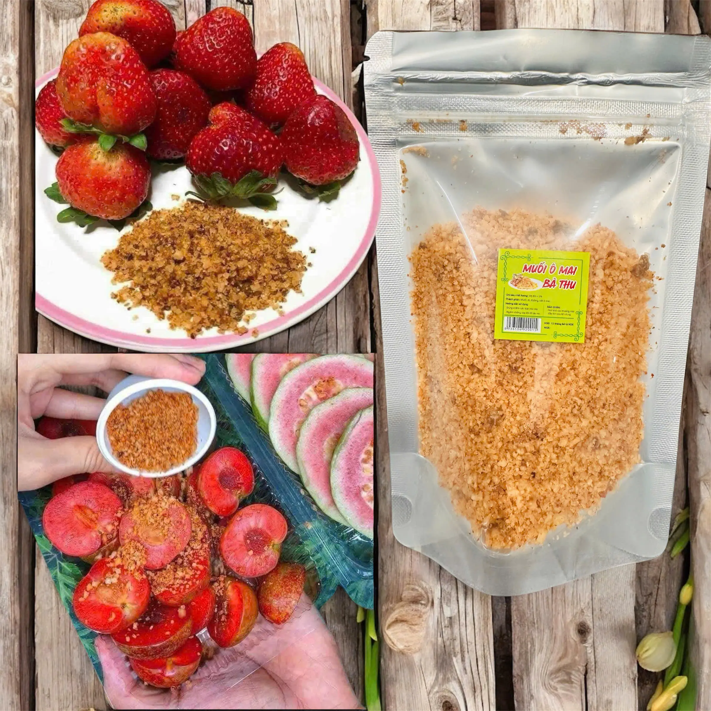 Muối ô mai Hà Nội chính hiệu Bà Thu 500gr