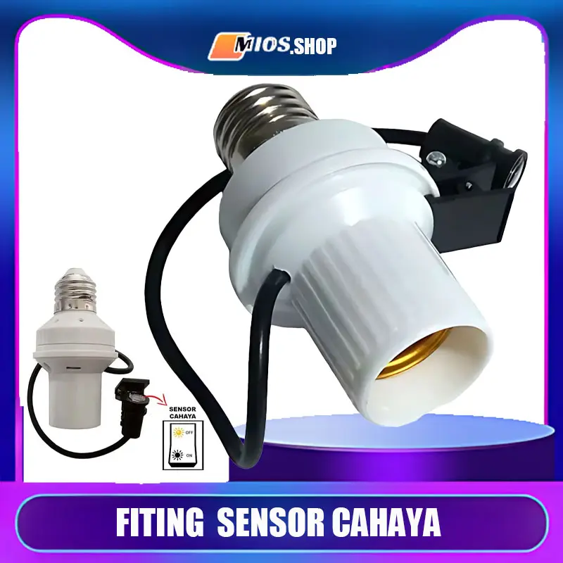 Fitting Lampu Sensor Cahaya Otomatis Untuk Segala Lampu