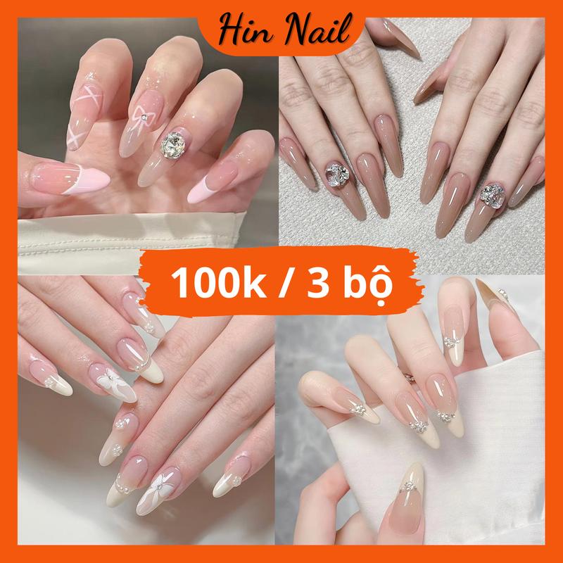 Tổng Hợp Nail Nhọn Dài Sang Chảnh HinNail