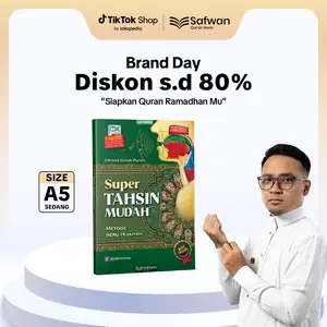 [PROMO EXCLUSIVE] Buku Super Tahsin Belajar Tahsin Mudah Metode Seru Hijaiyah Dengan Video Pembelajaran Ustad Ghifari Putra | Buku Praktis Lancar Baca Al Quran Bonus Penunjuk Mengaji