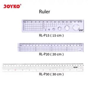 Penggaris Joyko / Ruler Penggaris 15 cm / 20 cm / 30 cm Penggaris Transparan