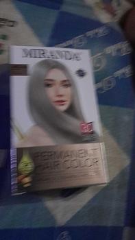 Product Review of MIRANDA Hair Color Cat Rambut Abu Pewarna Rambut Ash Grey Blonde MC-16 from d**n 2