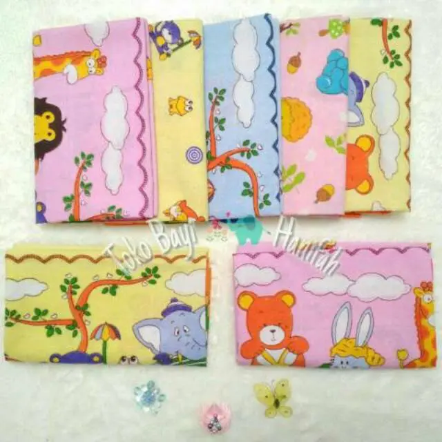 Bedongan Bayi / Bedong Kotak Bayi baru lahir newborn size 110 x 90 cm