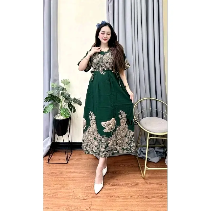 Daster Cibi Motif Kupu Standar Ld 110 Rayon Busui 4