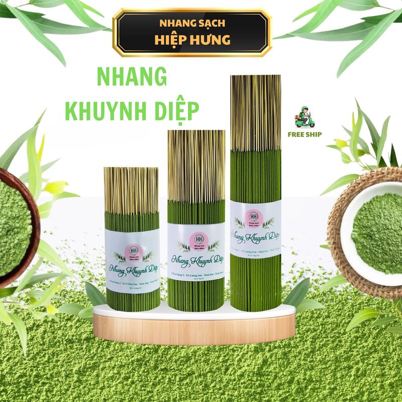 Nhang khuynh diệp - Hiệp Hưng thành phần tự nhiên, ít khói, hương thơm thanh mát đuổi muỗi 20cm,30cm,40cm