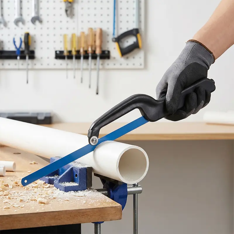 【NestThai】Gergaji Besi Mini Hacksaw 12 inci Set Gagang 2 Mata Fleksibel Untuk Kayu Pipa PVC Bonsai Multifungsi