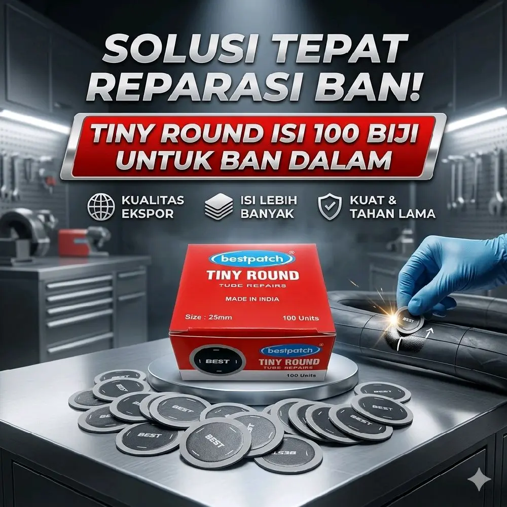 Bestpatch Tiny Round 1 box isi 100/tip top ban dalam