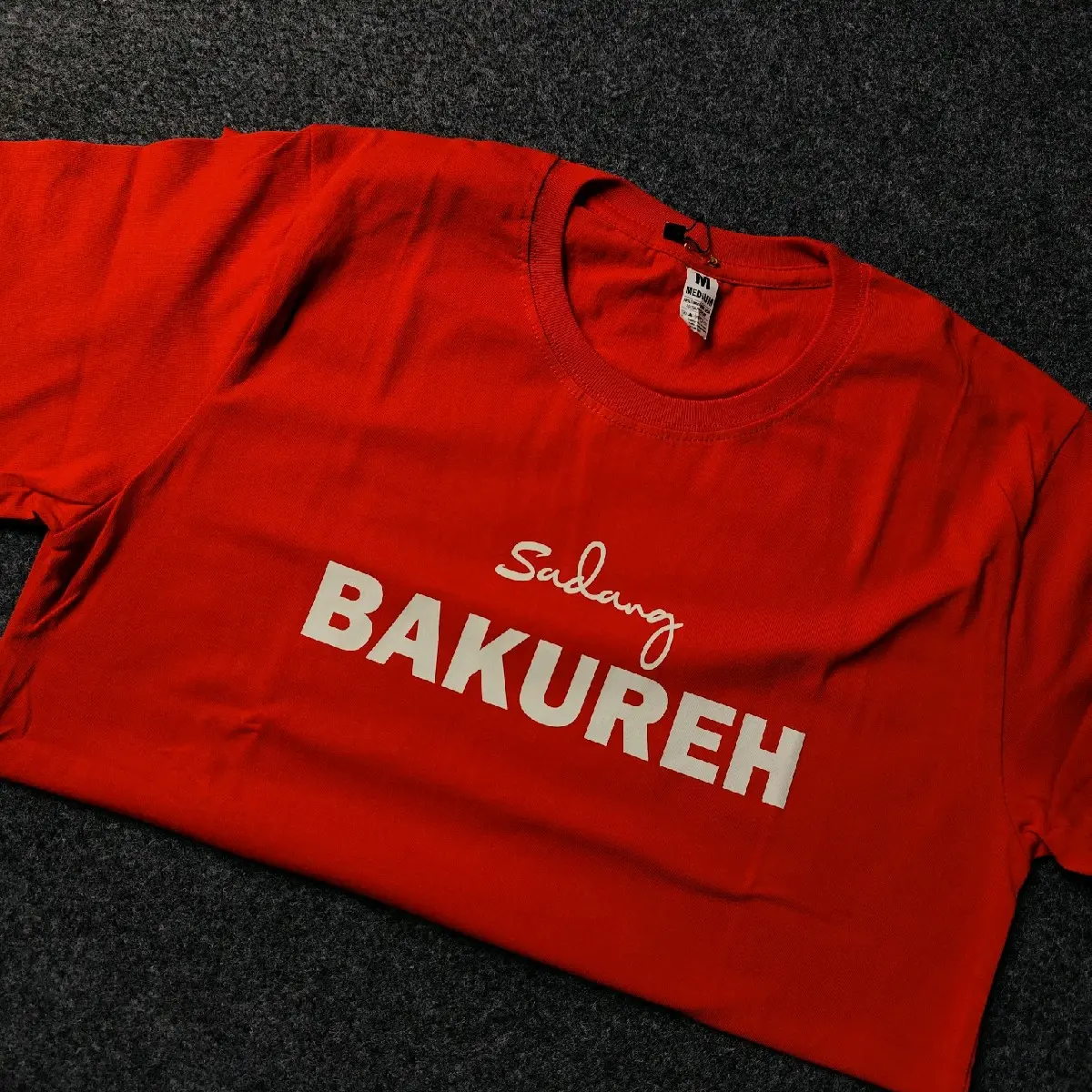 TNGKH KAOS SADANG BAKUREH T-SHIRT MINANG FREE STIKER L