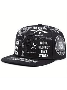 2025 Gorra de ala plana personalizada con bordado de Daga, Graffiti y Música, para hombres y mujeres, Hip Hop, Sombrero para patineta, Gorra parasol para deportes al aire libre, Uso diario y Vestimenta de béisbol.