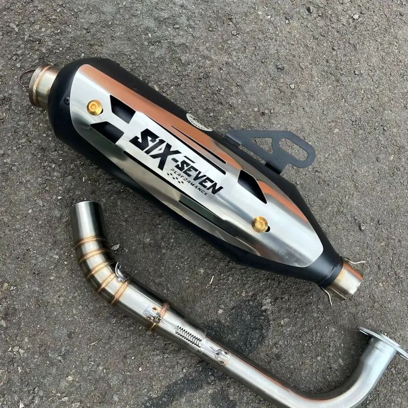 Knalpot Standar Racing Six Seven Mio Sporty M3 Beat Scoopy Genio Xride Soul Fino Vario Pcx Nmax Aerox 4