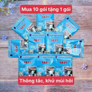 [SỈ 10 GÓI] Bột Thông cống SH07 - Thông tắc Bồn cầu, bồn rửa mặt, đường ống - Giá gốc nhà máy Làm Sạch