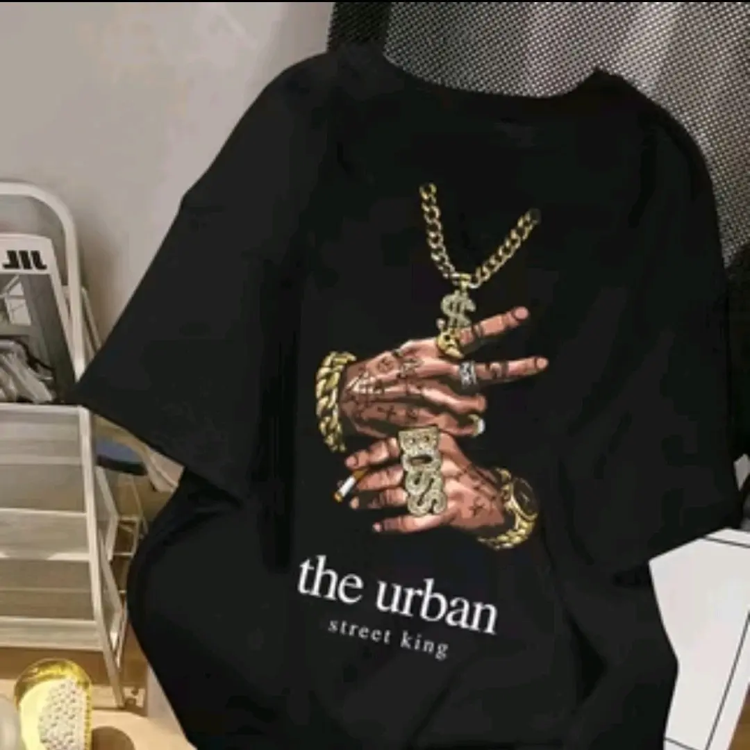 T-shirt THE URBAN Atasan Cowok Kece Kaos Oversize Pria By PINKCUTEEE